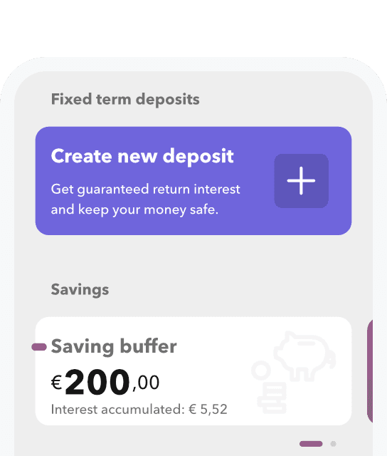 Open your Saving account and grow your balance