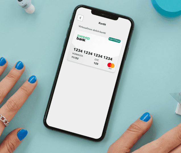 Highlight blog virtual debit card blue nails FI v1