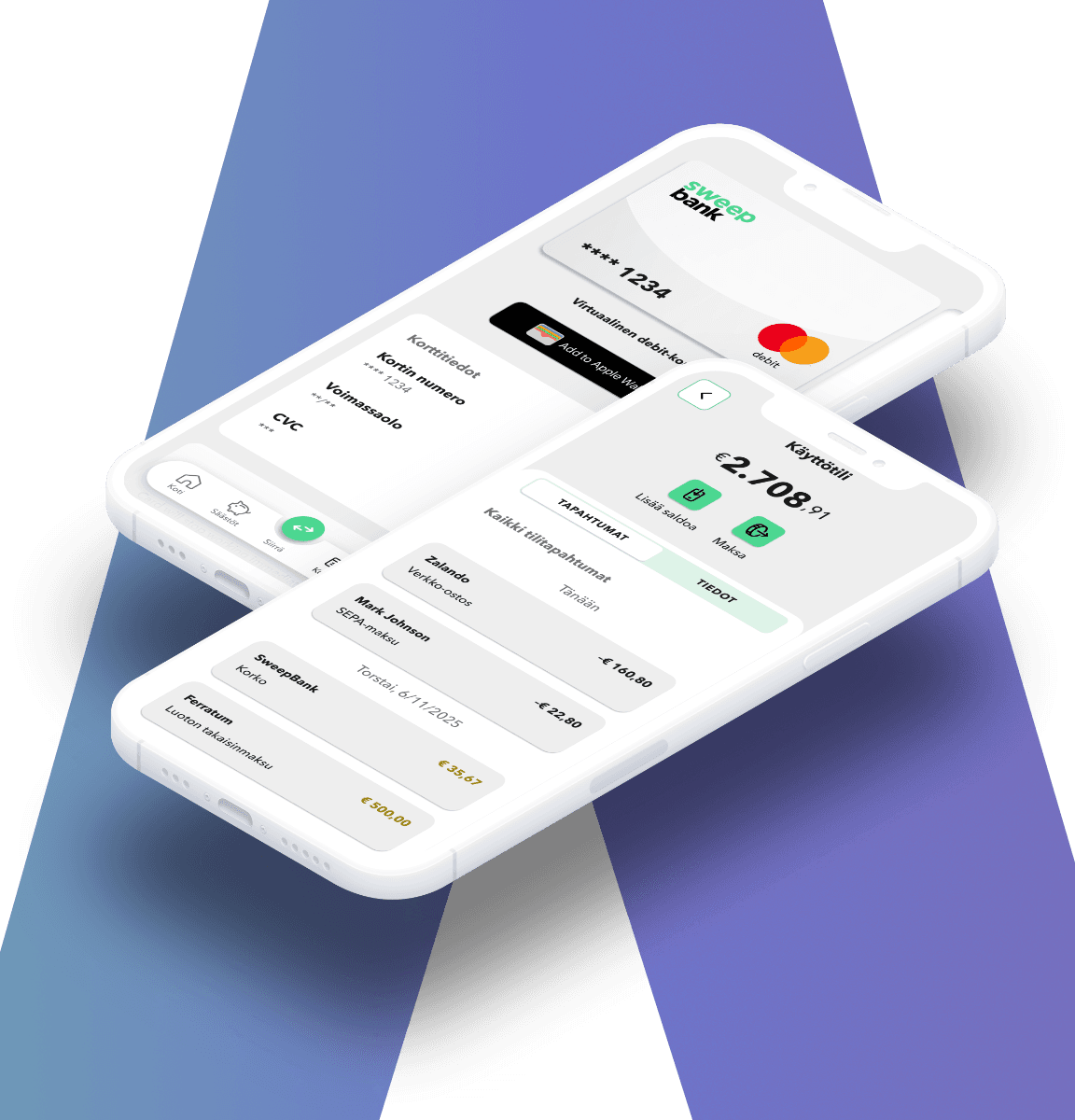 Highlight virtual card smartphones FI v4